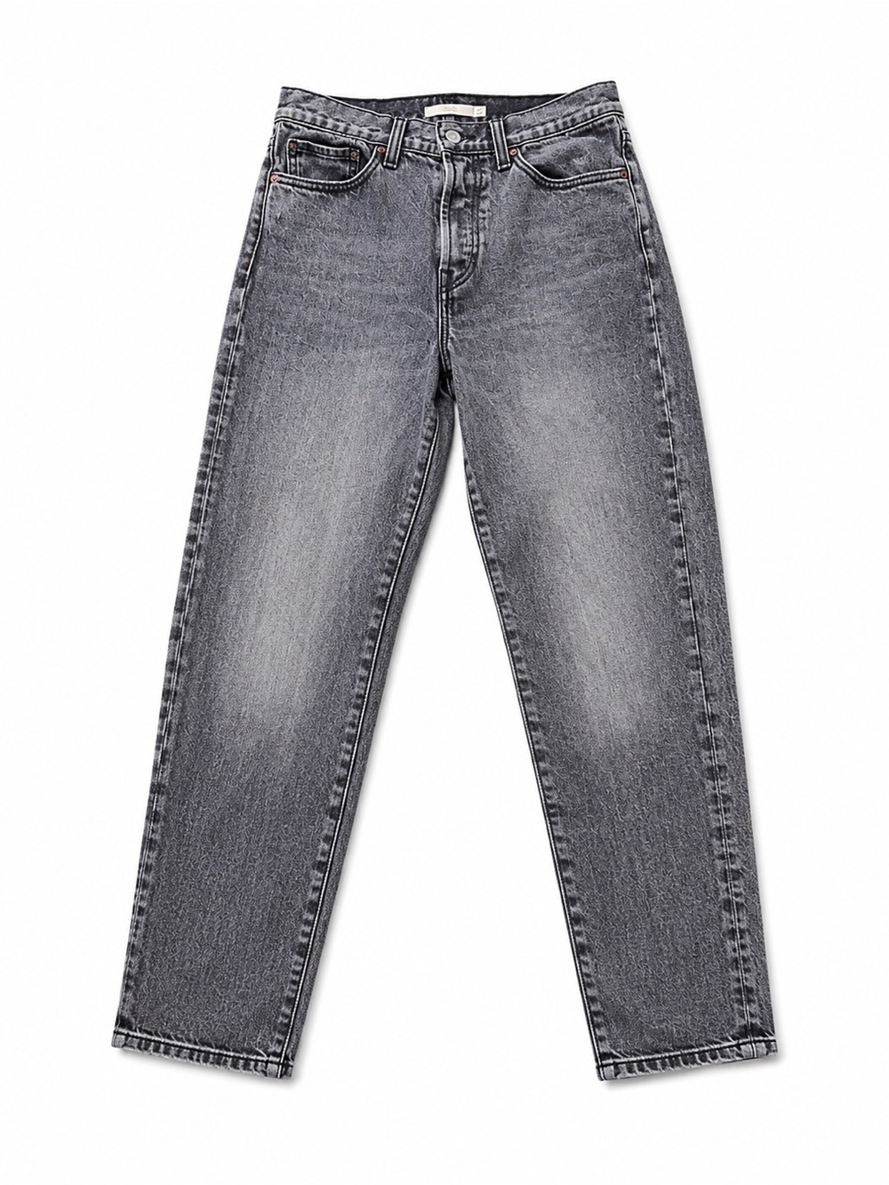 LEVI’S Wedgie High Rise Straight Leg Jeans Washed Grey Size 27